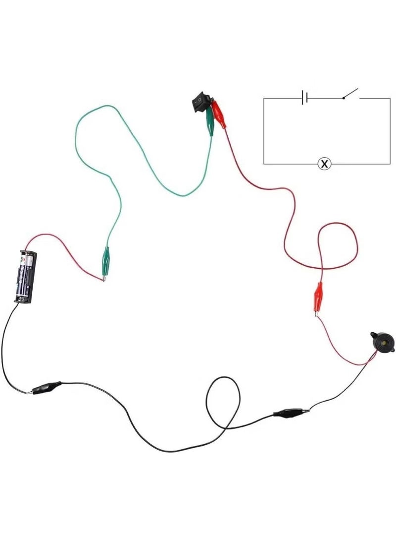 Ailily Electric Circuit Motor Kit, DIY Science Experiment Educational Montessori Learning Kits Set for Kids DIY STEM Learning Project, for Kids - Image 4